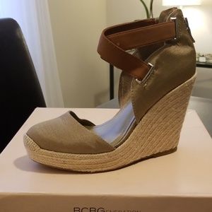 Bcbg glenda espadrille in pebble